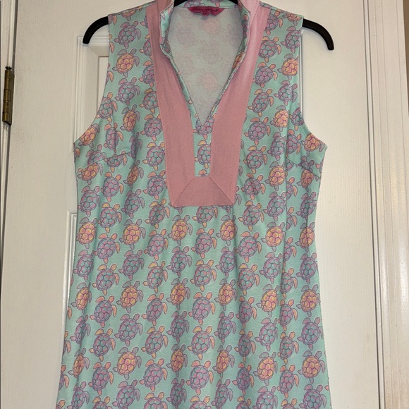 Simply Southern Pink & green Womans Dress small - Picture 2 of 6
